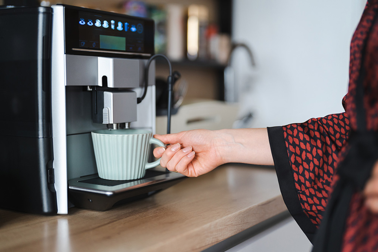 Kaffeemaschinen bei Muster Elektro in Musterstadt